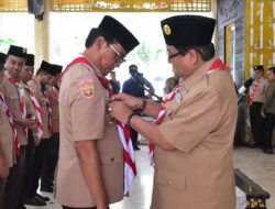 Pengurus Baru Gerakan Pramuka Kabupaten OKI Resmi Dilantik
