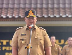 Sekda Banyuasin Pimpin Apel Pagi di Lingkungan Setda Banyuasin Sampaikan Tiga Poin