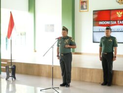 Dandim 0402/OKI Pimpin Acara Korps Raport Kenaikan Pangkat