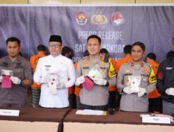 Bravo!!! Polres Banyuasin berhasil ungkap 25 Tindak Pidana Narkotika