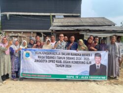 Reses Alex Trisuyatno di Desa Sungai Tepuk, Aspirasi Warga Menggema, Harapan Terus Terbuka