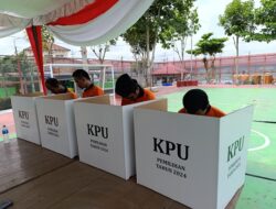 Warga Binaan Lapas Kayu Agung Gunakan Hak Pilih