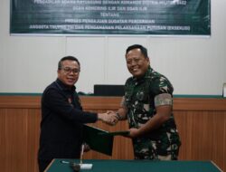 Dandim 0402/OKI Tandatangani MOU Dengan Pengadilan Agama