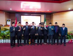 Rapat Paripurna Penetapan Bupati dan Wakil Bupati Terpilih, Pj. Bupati Banyuasin: “Selamat Menjalankan Amanah”