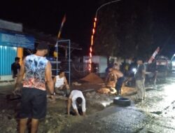 Kepala Desa di Lampung Selatan Gerak Cepat Ajak Warga Perbaiki Gorong-Gorong Amblas Jelang Lebaran