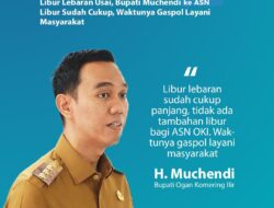 Libur Lebaran Usai, Bupati Muchendi ke ASN: Liburnya Sudah Cukup, Ayo Gaspol Layani Masyarakat!