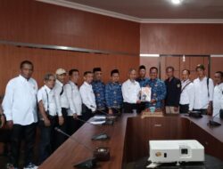 DPD Sekretariat Bersama Wartawan Indonesia (SWI) Kabupaten OKI Audiensi Bersama Wakil Bupati 