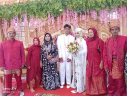 Penuh Sukacita, Resepsi Pernikahan Arjuna dan Diva Lena Digelar di Karang Agung Lalan