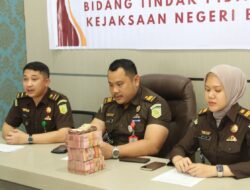 Kejari Banyuasin Selamatkan Uang Negara Rp300 Juta Lebih dari Terdakwa Korupsi RS Kusta