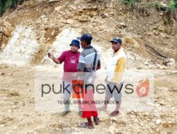 Reses Kedua, H. Saleh Siknun Tinjau Proyek Jalan Baru Menuju Bandara Siboru di Fakfak