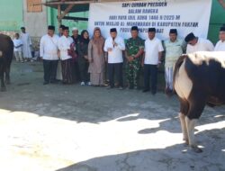 Penyembelihan Hewan Kurban Bantuan Presiden RI, Bupati Fakfak: Terima Kasih atas Perhatian Presiden Prabowo pada Masyarakat Fakfak
