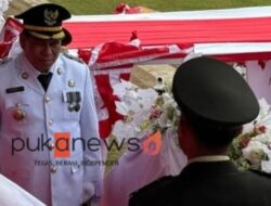 Upacara HUT ke-80 RI di Kabupaten Fakfak, Perdana Dipimpin Bupati Samaun Dahlan