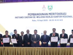 Bupati Banyuasin Tanda Tangani Komitmen Bersama Pembangunan Meritokrasi ASN Se-Wilayah Kerja BKN Regional VII