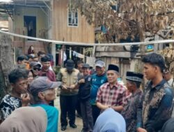 Wabup Ogan Ilir Sambangi Korban Kebakaran di Desa Meranjat 3, Sampaikan Duka Mendalam dan Berikan Bantuan