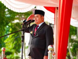 Bupati Banyuasin Pimpin Upacara Peringatan Hari Kesaktian Pancasila dengan Tema, ” Pancasila Perekat Bangsa Menuju Indonesia Raya”