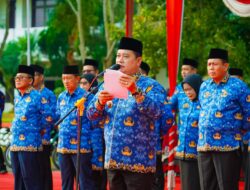 Pemkab Banyuasin Gelar Apel Gabungan, Bupati Banyuasin Tekankan ASN Harus Displin