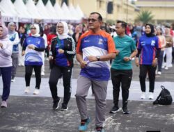 Sekda Sumsel Ikuti Senam Bersama Semarak Pesta Rakyat Pornas Korpri XVII KORPRI 2025