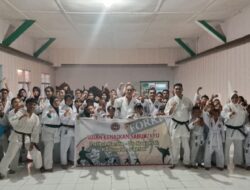 70 Karateka INKANAS Ikuti Ujian Kenaikan Sabuk/Kyu di Aula Kodim 1803/Fakfak