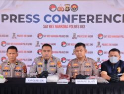 Polres OKI Ungkap Peredaran 1,06 Kg Sabu di Tulung Selapan, Dua Pelaku Diamankan