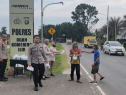 Polres OKI Berbagi Takjil Ramadhan, Wujud Nyata Polri Hadir untuk Masyarakat