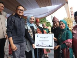 Wujud Kepedulian Budaya, Dandim 0402/OKI Hadiri Midang Morge Siwe Bersama Forkopimda OKI