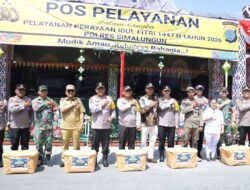 Kapolres Simalungun Dampingi Kapolda Sumut, Perkuat Komando Pengamanan Arus Balik Operasi Ketupat 2026
