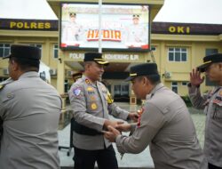 Perkuat Soliditas, Polres OKI Gelar Halal Bihalal di momen Idul Fitri 1447 H