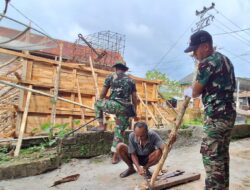 Semangat Tak Surut! Kodim 0402/OKI-OI Kebut Pembangunan Jembatan Sungai Dabuk di Tengah Tantangan Alam
