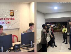 Polres OKI Gerak Cepat via Layanan 110, Dua Anak Pemudik Tertinggal di Rest Area Selamat