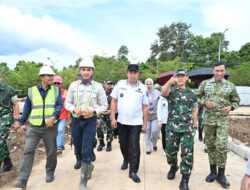 Pangdam II/Sriwijaya Tinjau Pembangunan SMA Taruna Nusantara
