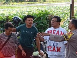 Bhabinkamtibmas Dempo Makmur Gencar Sambang Warga, Sampaikan Himbauan Anti Premanisme dan Judi Online