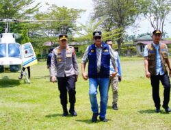 Herman Deru Tinjau Kebakaran Sumur Minyak di Keluang, Toha Tohet Usulkan Pelepasan lahan HGU