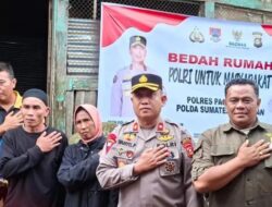 Sentuhan Nyata Polres Pagaralam, Program Bedah Rumah Hadirkan Harapan Baru bagi Warga