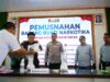 Polres OKI Musnahkan 1 Kg Sabu Hasil Ungkap Kasus di Tulung Selapan, Lempuing Jaya, dan SP Padang