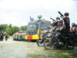 Polres OKI Gelar Simulasi Sispamkota 2026, Siap Layani Penyampaian Aspirasi Masyarakat