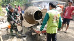 Pengecoran Jalan Jembatan Perintis Garuda Capai Progres Signifikan, TNI dan Warga Terus Bersinergi