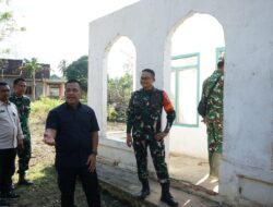 Tinjau Mushola TMMD, Dandim dan Wabup Pastikan Pembangunan Berjalan Optimal