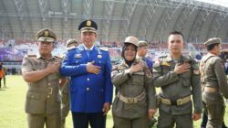 Wako Ludi Oliansyah Menghadiri HUT Damkar ke-107 dan HUT Pol PP ke-76 di Palembang