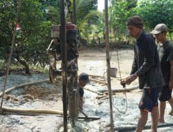 Masuki Tahap Lanjutan, Satgas TMMD Kodim 0402/OKI Mulai Pengerjaan Sumur Bor ke-4