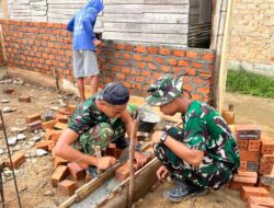 Tak Kenal Lelah, Satgas TMMD Kodim 0402/OKI Genjot Pembangunan RTLH