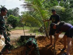 Progres Pembangunan MCK TMMD Ke-128 Terus Berjalan di Desa Pematang Sukatani