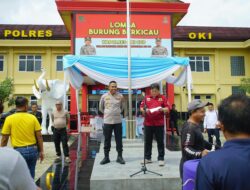 Sambut Hari Bhayangkara ke-80, Polres OKI Gelar Event Burung Berkicau Kapolres OKI Cup