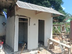 Progres 5 Unit MCK di Desa Pematang Sukatani Hampir Rampung 100 Persen
