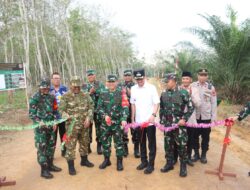 Pangdam II/Sriwijaya Hadiri Penutupan TMMD ke-128 Kodim 0402/OKI di Desa Pematang Sukatani