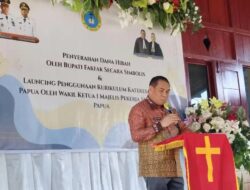 Bupati Fakfak Salurkan Hibah Rp125 Juta untuk Bakal Jemaat Galilea Torea