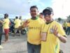 Ratusan Fans Brasil di Fakfak Gelar Konvoi dan Aksi Bersih Lingkungan Sambut Piala Dunia 2026