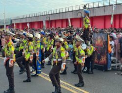 POCIL Polres OKI Tampil Memukau pada Peresmian Car Free Day Kota Palembang