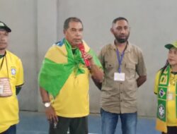 Ratusan Fans Brasil Padati GOR Krapangit Gewab, Dandim 1803/Fakfak Titip Pesan dan Ajak Tetap Jaga Sportivitas saat Nobar Piala Dunia 2026
