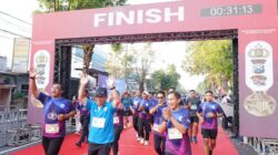 Meriahkan HUT Bhayangkara ke 80, Dandim 0808/Blitar Bersama Jajaran Forkopimda Ikuti Bhayangkara RUN 2026