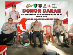 Hari Bhayangkara ke-80, Ratusan Personel Polres OKI Donor Darah Bersama TNI dan Masyarakat